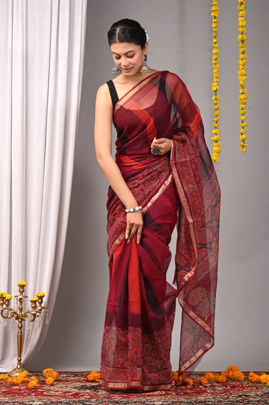 Lightweight & Breathable Kota Cotton Saree